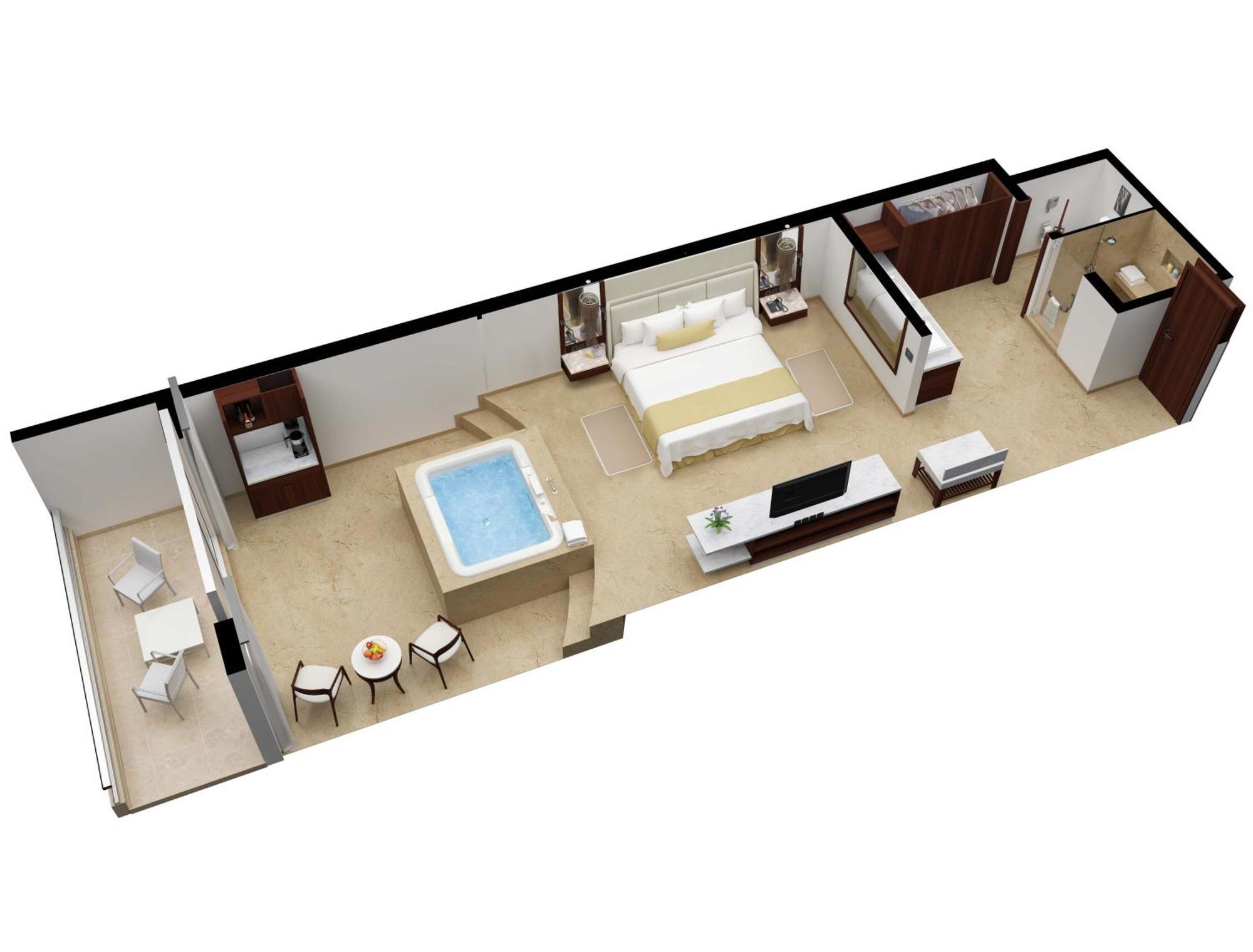 Sun Palace (Adults Only) Cancún Værelse billede