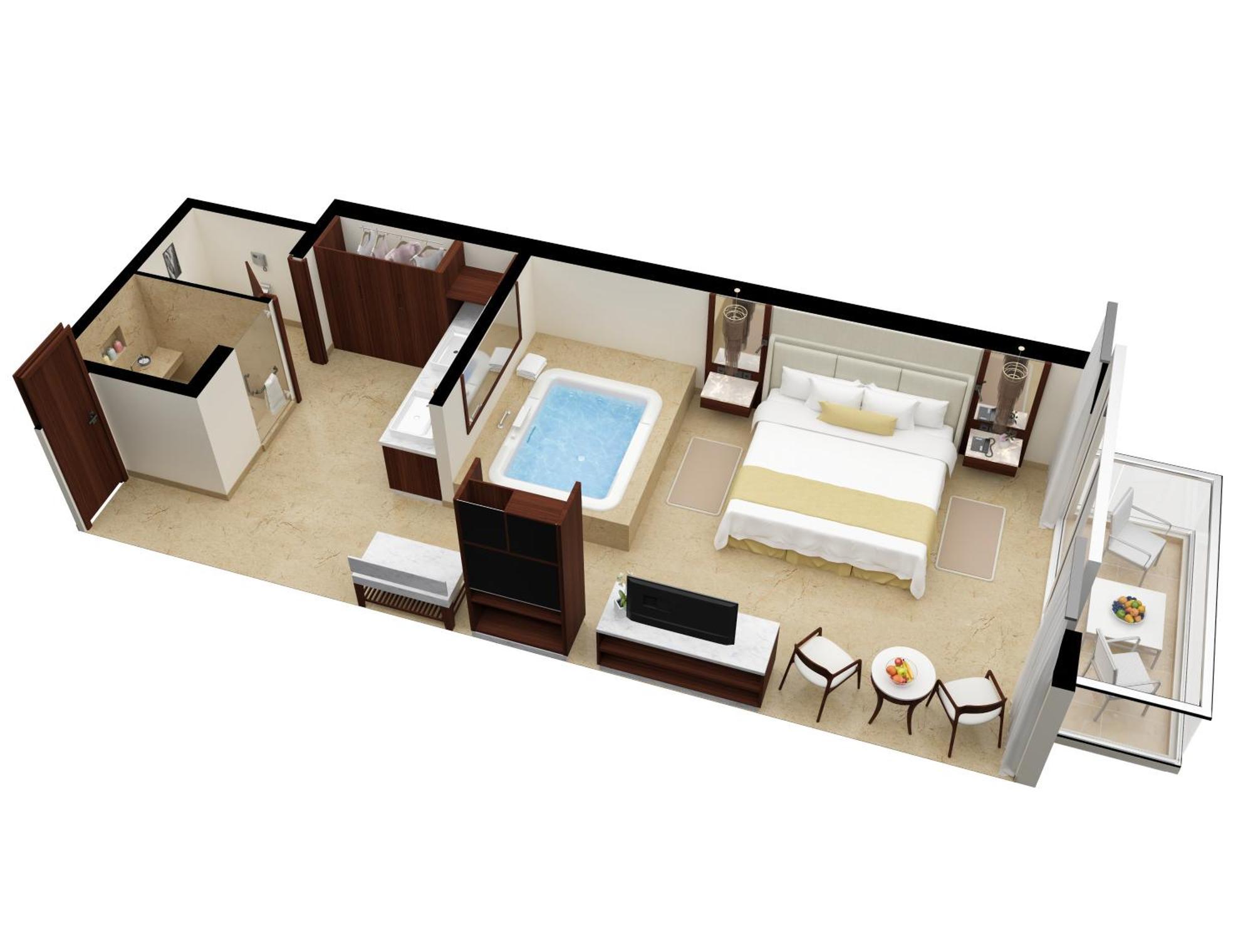 Sun Palace (Adults Only) Cancún Værelse billede